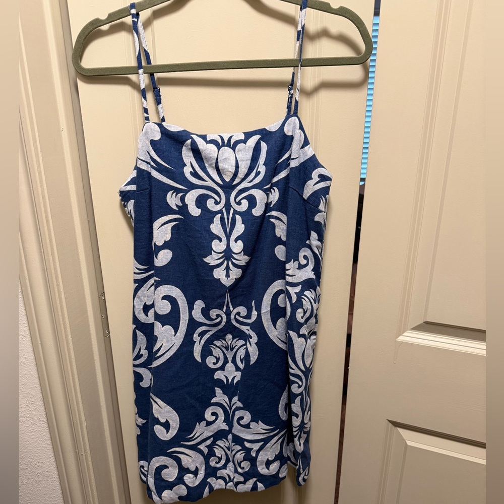 Abercrombie & Fitch Blue and White Floral Mini Dress